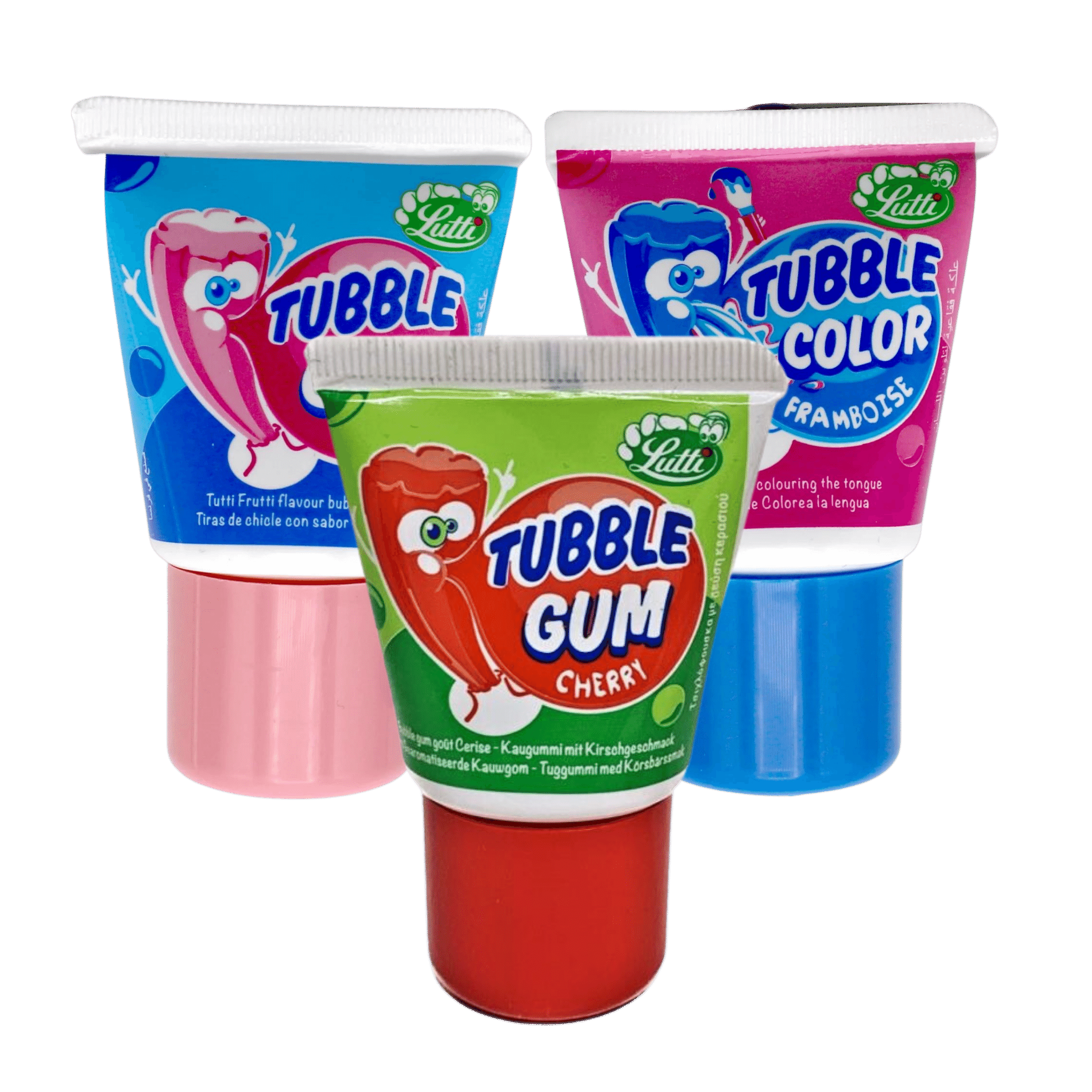 Lutti Tubble Gum Tutti Frutti – Tubes of Chewing Gum 36St Lutti Tubble Gum Tutti Frutti – Tubes of Chewing Gum 36St