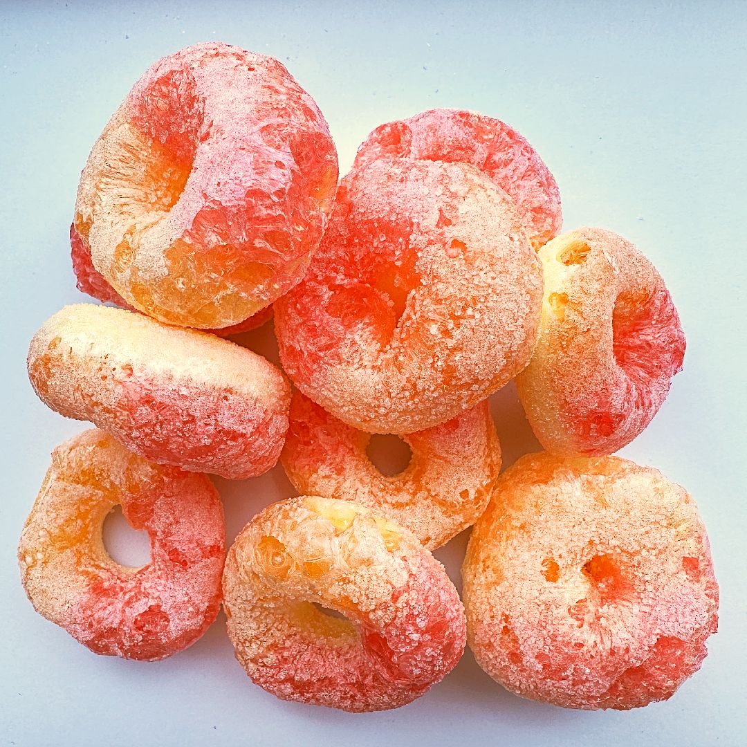 Peach Rings lyophilisés – O'Sweetz