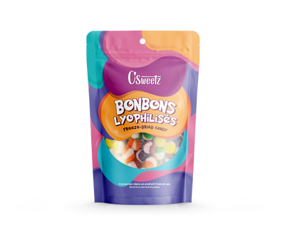 Bonbons lyophilisés