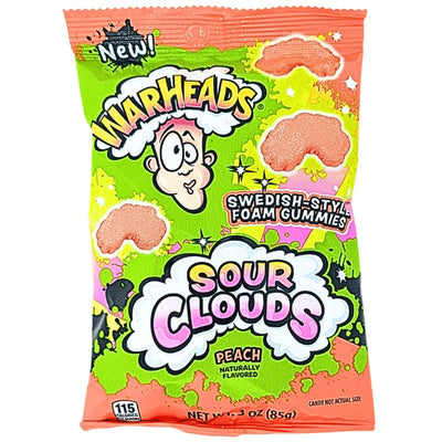 Warheads - Sour Clouds - 85g - Peach