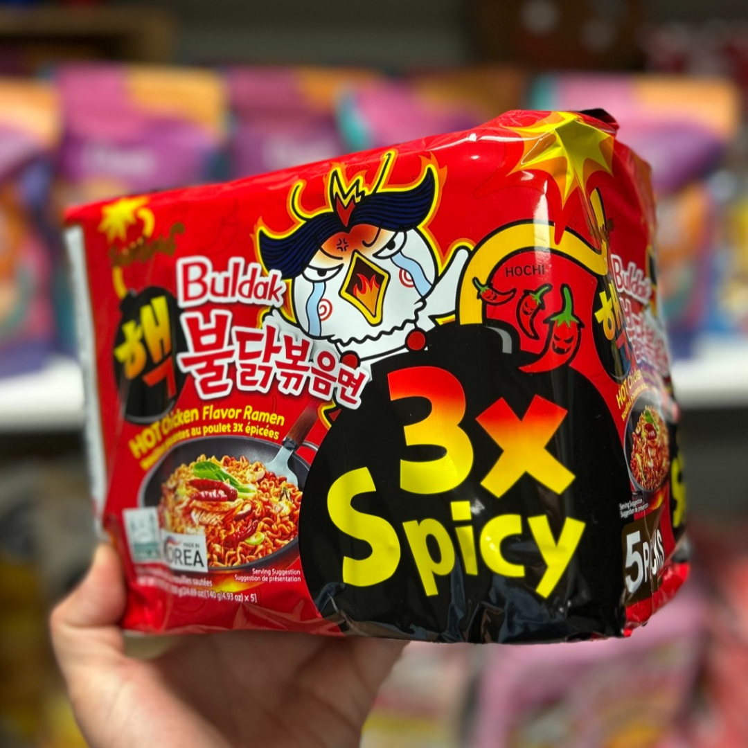 🔥 Pack Défi Buldak 3X Spicy (Vu Sur TikTok)