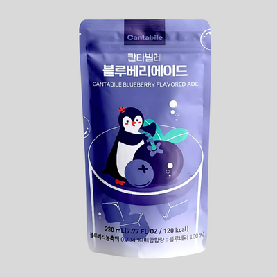 Cantabile - Corée - Pochettes breuvage - 230ml - Blueberry Ade