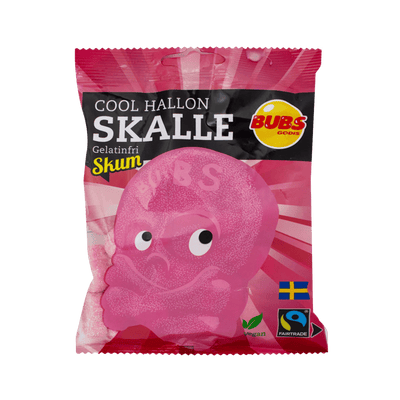 Bubs - Bonbons suédois (90g) - Skalle - Raspberry