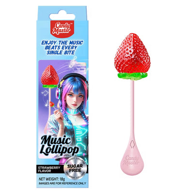 Candy Master - Music Lollipop - Strawberry