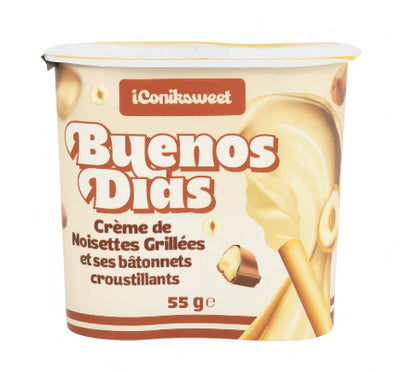 Buenos Dias - Duo Crème & Bâtonnets - Crème De Noisettes Grillées