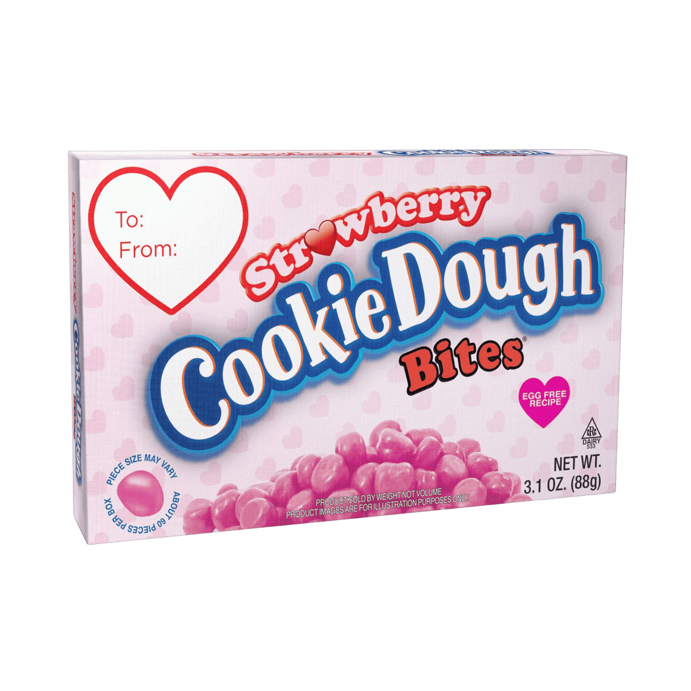 Cookie Dough Bites - Strawberry Valentine