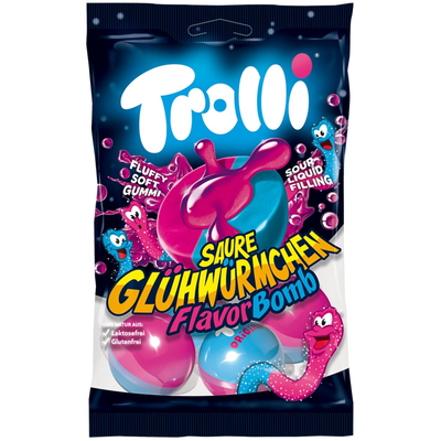 Trolli Flavor Bomb - Saure Gluhwurmchen