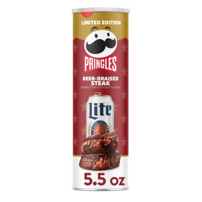 Pringles -  (156g) - Beer Braised Steak