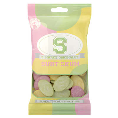 S-MÄRKE - Originalet - Skum - 70g - Surt