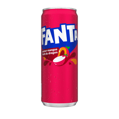 Fanta - France (330ml) - Mangue et Fruit du Dragon