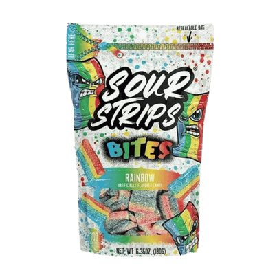Sour Strips (96g) - Rainbow Bites