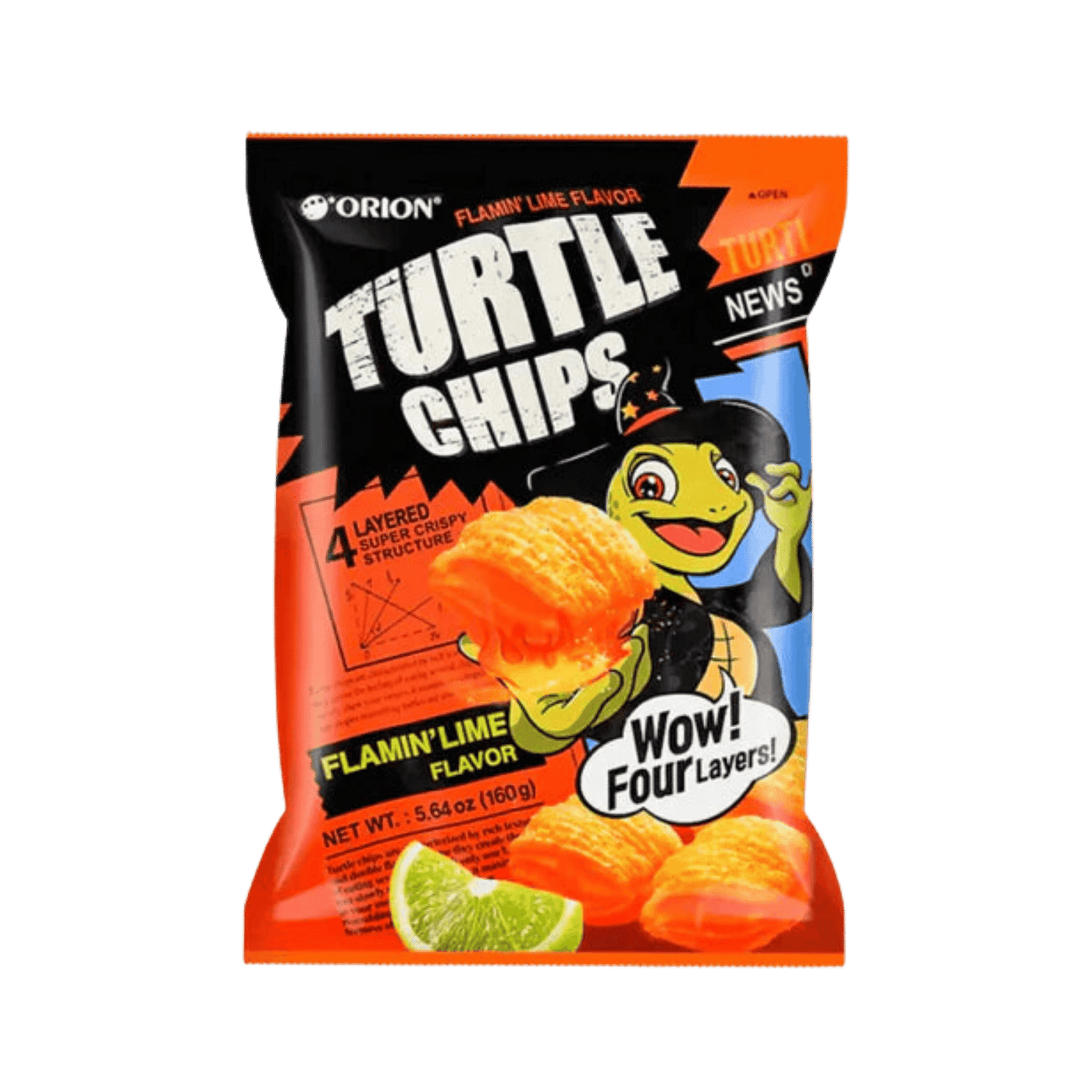 Turtle Chips - Flamin' Lime - Corée