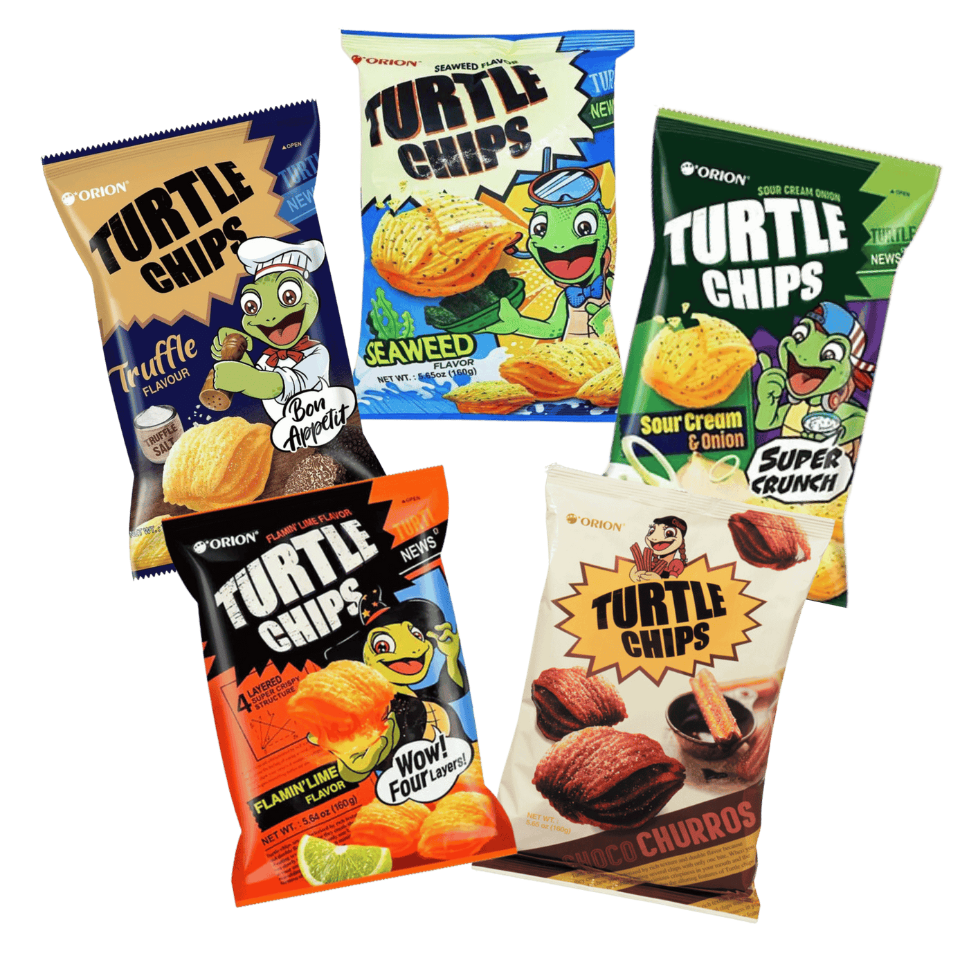 Turtle Chips  - Corée (160g)