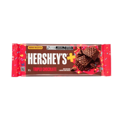 Hershey's - Brazil - Chocolate Wafer Bar 102g - Triple Chocolate