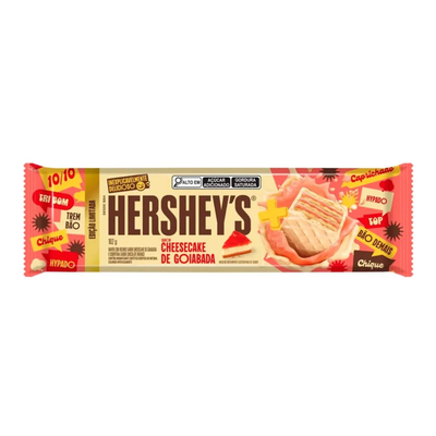 Hershey's - Brazil - Chocolate Wafer Bar 102g - Cheesecake Goiabada