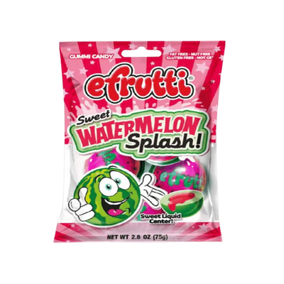 Efrutti - Liquid Center - Gummi Candy 2.6oz - Watermelon Splash