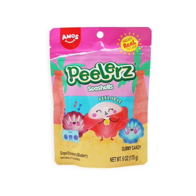 Amos - Peelerz - Édition Spéciale 170g - Seashells (Grape-Strawberry-Blueberry)