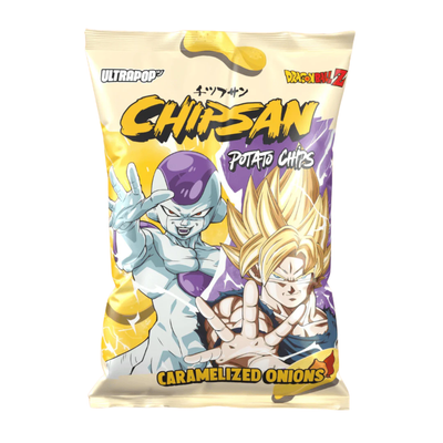 ULTRAPOP - Chipsan Potato Chips - 110g - Caramelized Onion - Dragon Ball Z