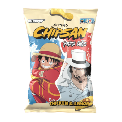 ULTRAPOP - Chipsan Potato Chips - 110g - Chicken & Lemon - Luffy vs Lucci