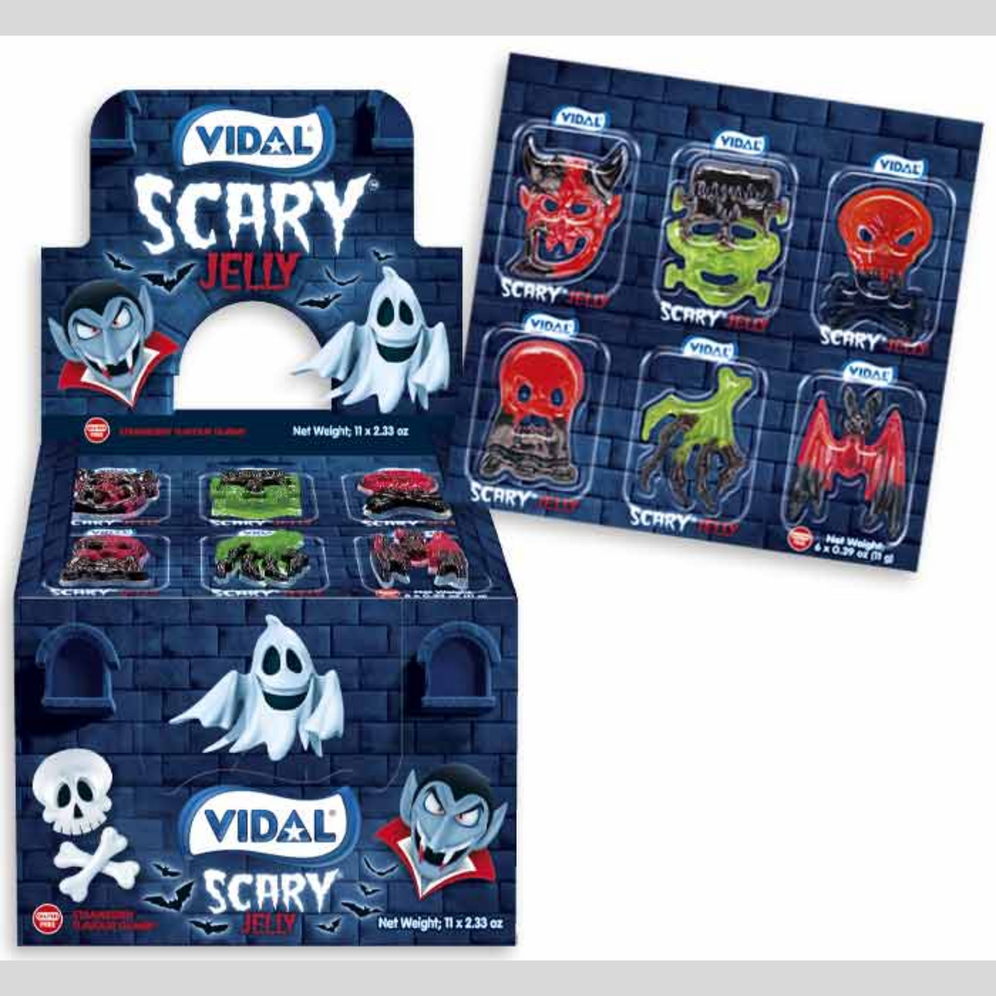 Vidal - Scary Jelly (6x11g)