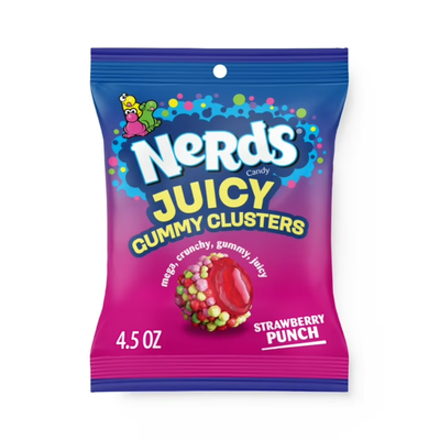 Nerds Juicy Gummy Clusters US - Strawberry Punch 4.5 oz