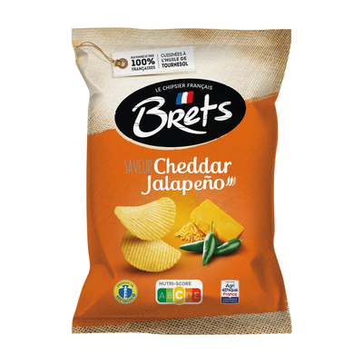Bret's Chips - France (125g) - Cheddar Jalapeno