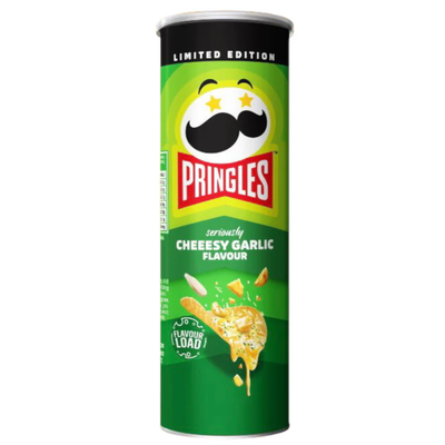 Pringles - Smokey Bacon - Rich Cheesey Garlic (102g)