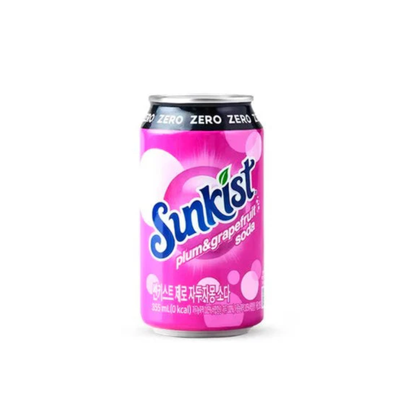 Sunkist - Plum & Grapefruit - Soda - Zero Sugar (EXP: 15-04-2026 )