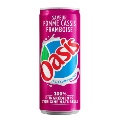 Jus Oasis - France - Pomme Cassis Framboise