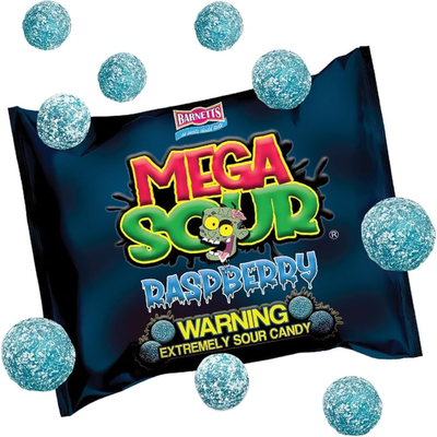 Barnetts - Mega Sour Candy (104g) - Raspberry