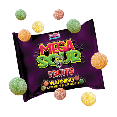 Barnetts - Mega Sour Candy (104g) - Fruits