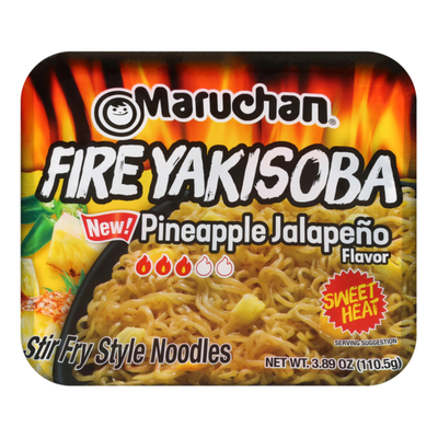 Maruchan Yakisoba - Stir Fry Noodles - Pineapple Jalapeno (111g)
