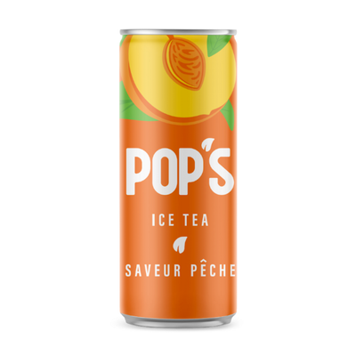 Pop's - Ice Tea - 330ml - Pêche