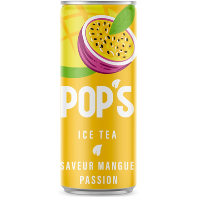 Pop's - Ice Tea - 330ml - Mangue Passion
