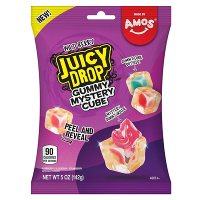 Juicy Drop Gummy - Mystery Cube 142g - Wild Berry
