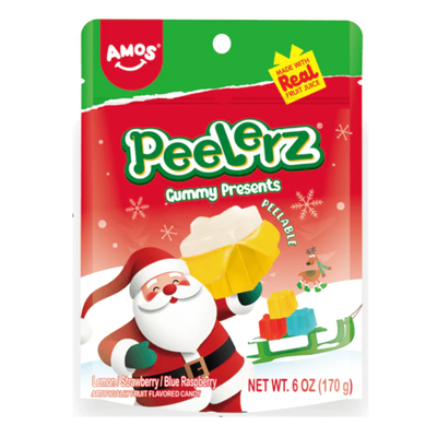 Amos - Gummy Peelerz - Noël (170g) - Presents