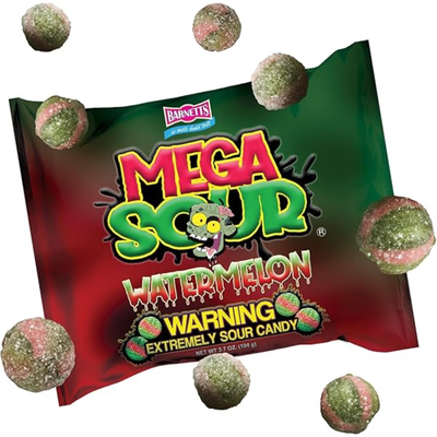 Barnetts - Mega Sour Candy (104g) - Watermelon