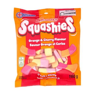 Swizzels - Squashies - 160g - Orange & Cerise