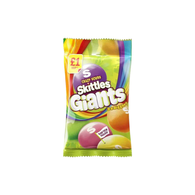 Skittles Giants - UK (116g) - Crazy Sours