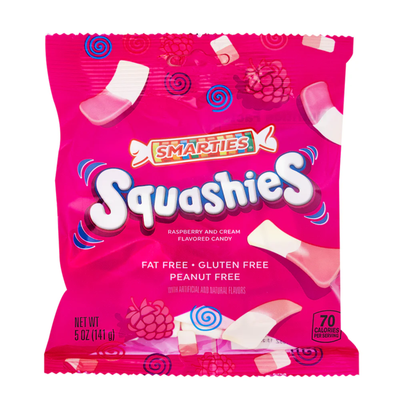 Smarties - Squashies UK (142g) - Raspberry & Cream (142g)