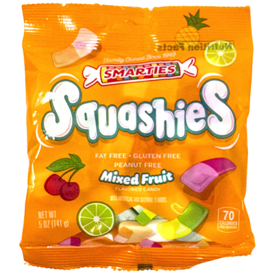 Smarties - Squashies UK (142g) - Mixed Fruit (142g)