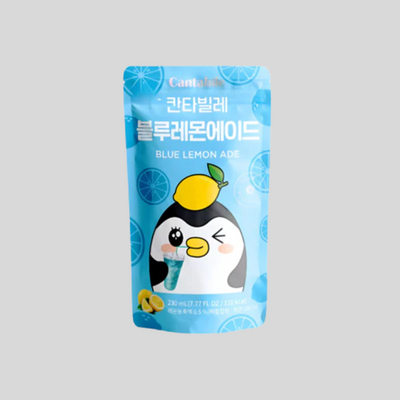 Cantabile - Corée - Pochettes breuvage - 230ml - Blue Lemon Ade