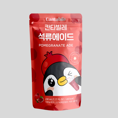 Cantabile - Corée - Pochettes breuvage - 230ml - Pomegranate Ade