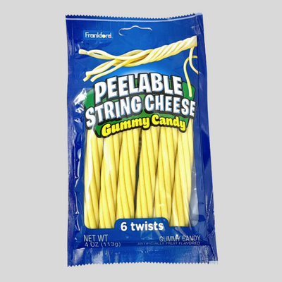 Peelable String Cheese Gummy Candy