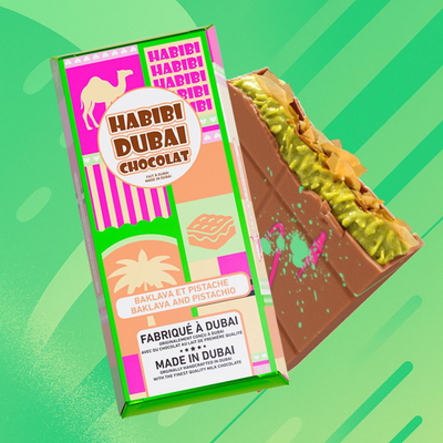 Habibi Dubai Chocolate - Baklava & Pistache 200g