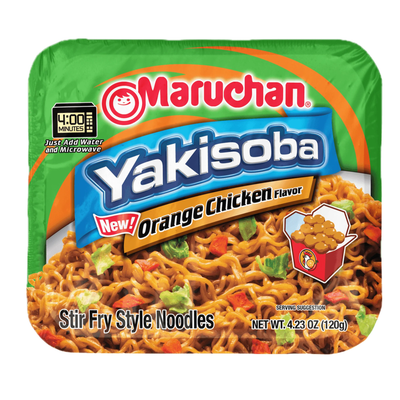 Maruchan Yakisoba - Stir Fry Noodles - Orange Chicken (120g)