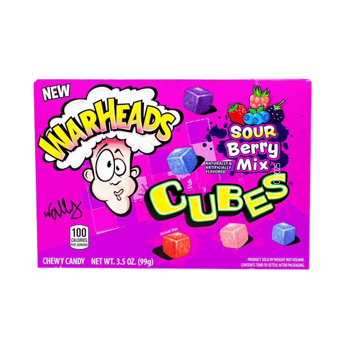 Warheads - Sour BERRY Cubes Theater box (99g)