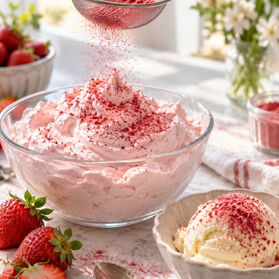 Freeze-dried Strawberry Powder