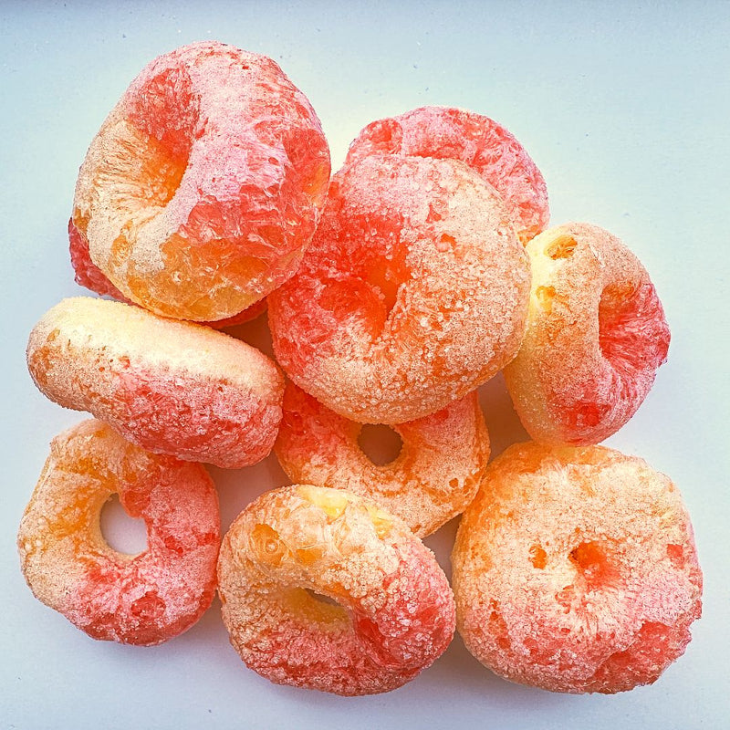 Peach Rings lyophilisés