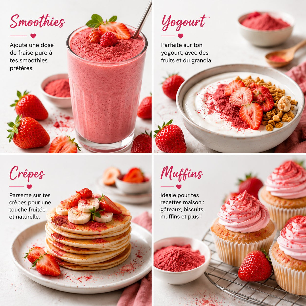 Freeze-dried Strawberry Powder
